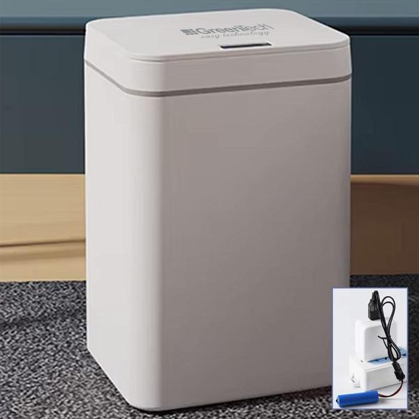 Greentech Sensörlü 16 Litre Çöp Kovası (Şarj Edilebilir Lityum Pilli) / GT-SC03 - Image 1