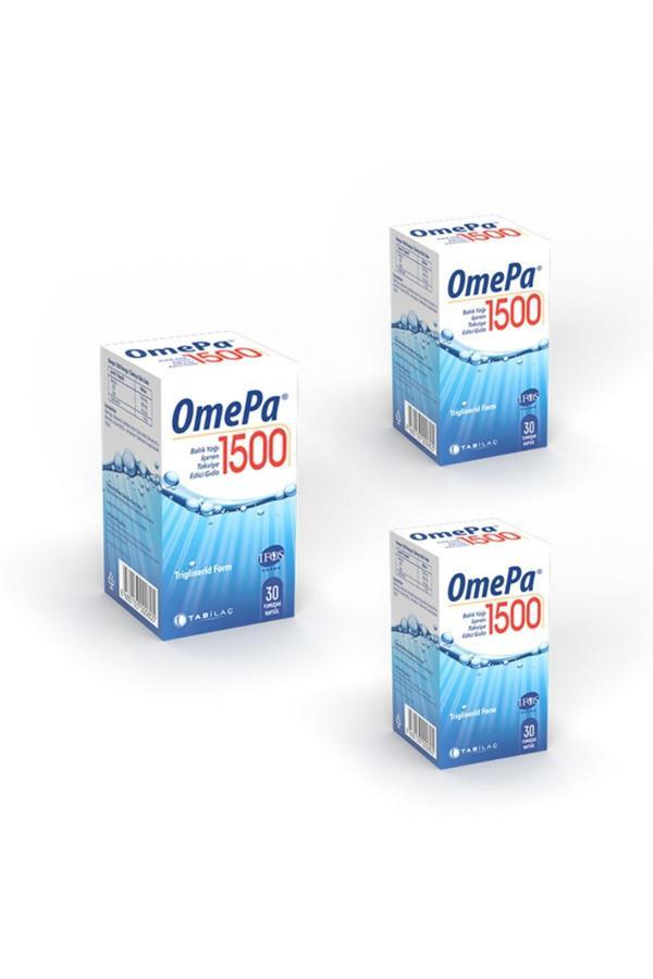 Omepa Balık Yağı 1500 mg 30 Kapsül 3 Adet - Image 1
