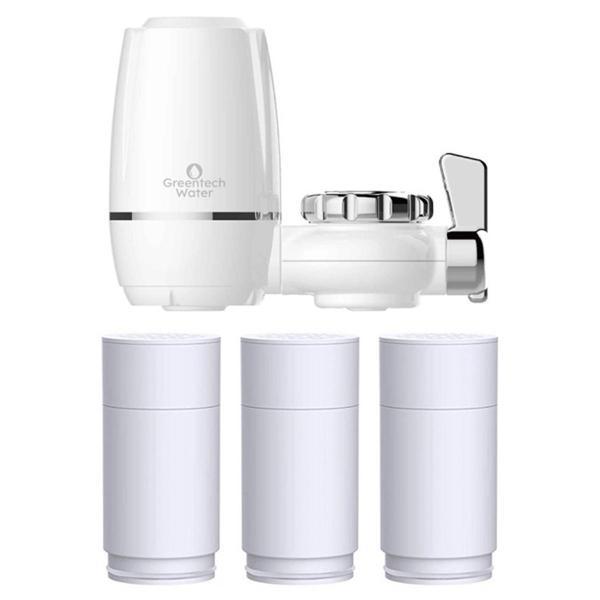 Greentech Water UF Membran Filtreli Musluk Ucu Arıtıcı / 3 Adet UF Membran Filtreli Kartuş / GW-D01P2 - Image 1