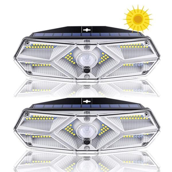 Greentech Güneş Enerjili Hareket Sensörlü, 6 Taraflı 104 Led Aydınlatma / GT-SL13-2 Adet  - Image 1