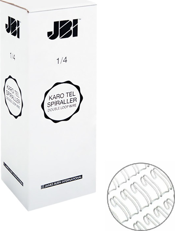 Sarff 1/4 BEYAZ JBI KAROTEL KUTU 100 Adet - Image 1