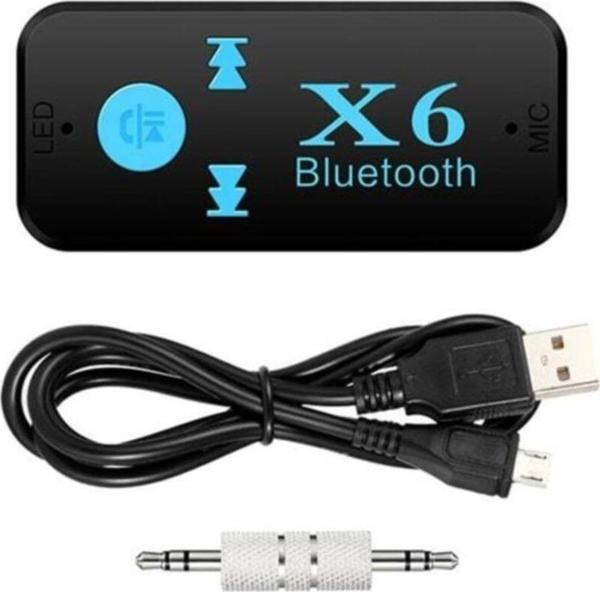 Gomax X6 Hafıza Kart Girişli Bluetooth Aux Araç Kiti 3in1 - Image 1