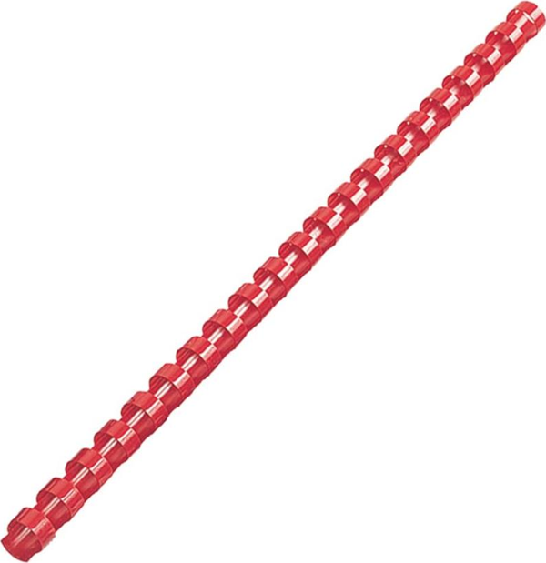 Sarff 14mm.KIRMIZI DELUX Plastik Spiral 100  Adet - Image 1