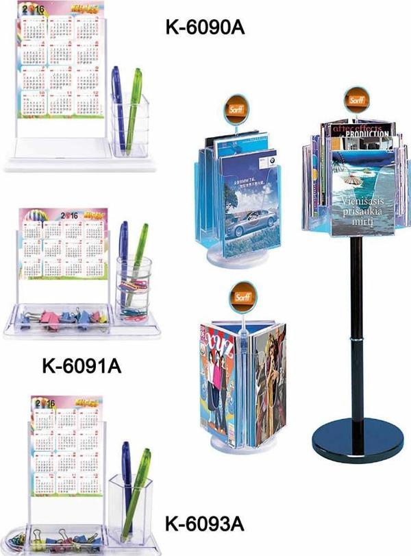 KEJEA K-283A A4 HAREKETLİ BROŞÜRLÜK - 3 LÜ - Image 1
