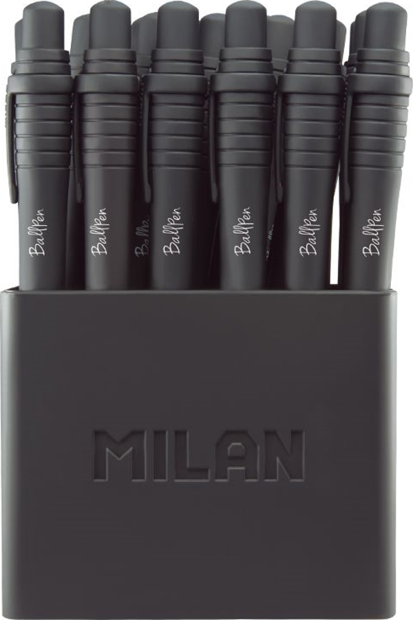 MILAN 17657010219 SWAY SİYAH TÜKENMEZ KALEM 19LU - Image 1