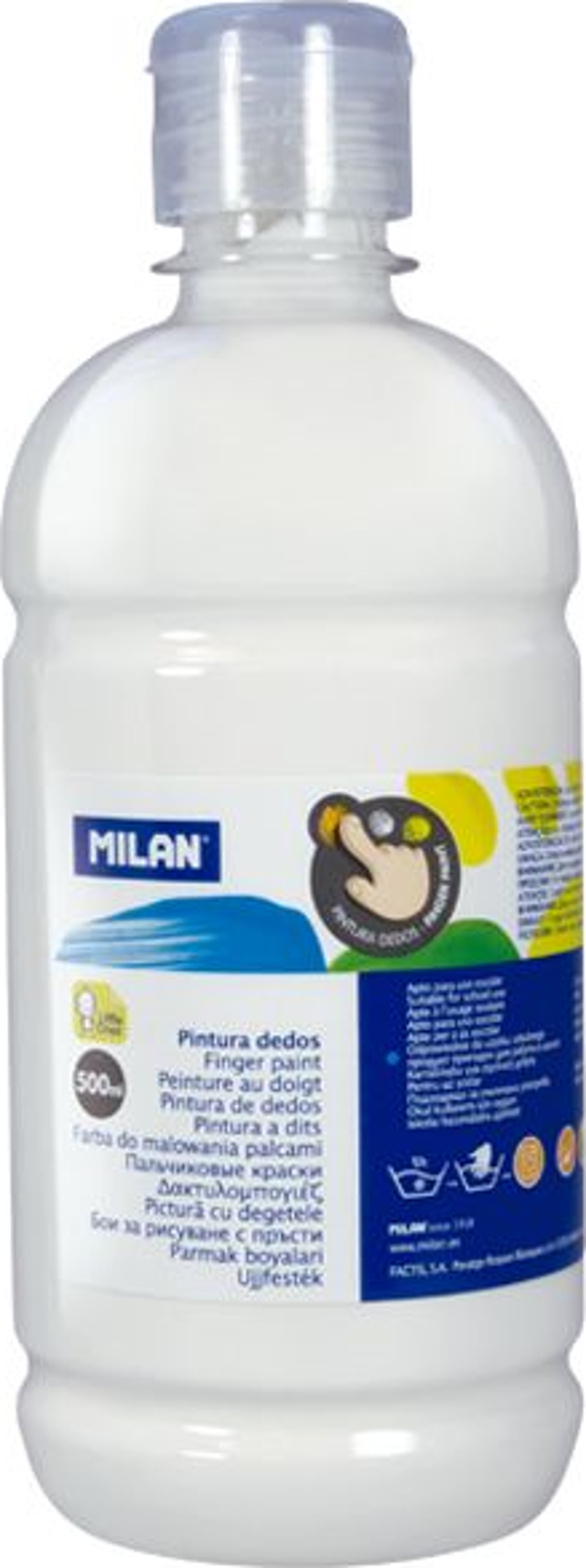 MILAN 31610 PARMAK BOYASI BEYAZ ŞİŞE - 500ML - Image 1