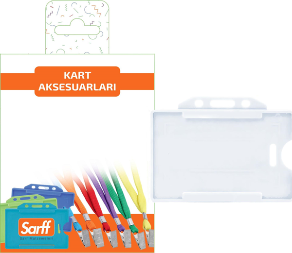 SARFF BEYAZ KART KORUYUCU BLİSTER - 10ADET - Image 1