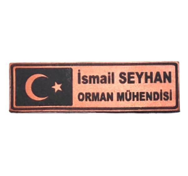 ORMANCI Deri İsimlik BAYRAKLI - Image 1