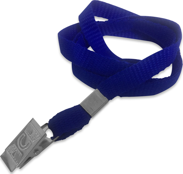 SARFF EKO METAL KLİPSLİ KART ASKI İPİ MAVİ - 50ADET - Image 1