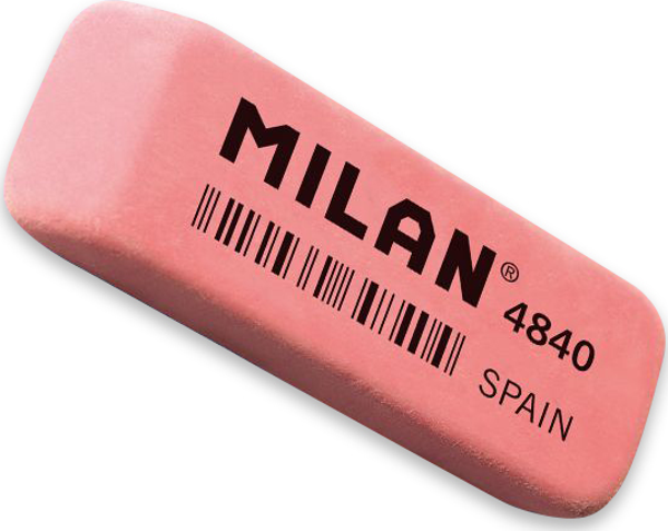 MILAN CNM4840 ESNEK SENTETİK SİLGİ - PEMBE - 40ADET - Image 1