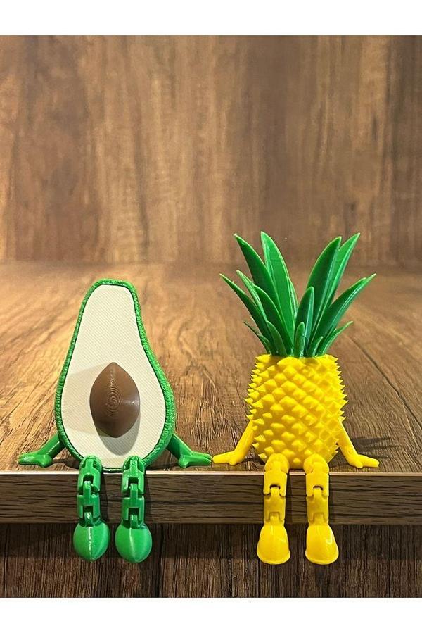Alp in Alpes Ananas - Avakado Ayaklı Mini Çift - Image 1