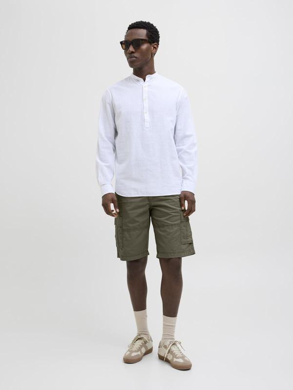 Jack & Jones JPSTCOLE MATEO Erkek Kargo Şort – %100 Pamuk, Rahat Kesim, Çok Cepli - Image 1