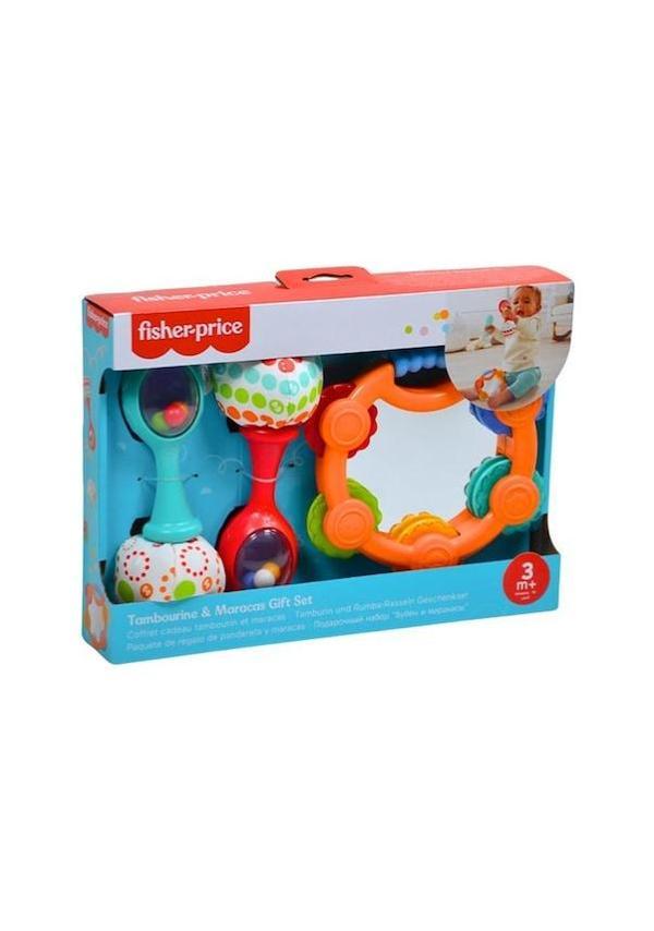 Fisher Price Tef ve Marakas Hediye Seti DPY77 Lisanslı Ürün - Image 1