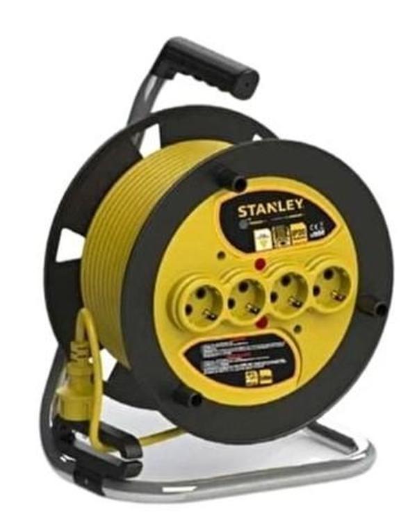 Stanley Bakır Kablolu Makara 50mt 3x1.5mm - Image 1
