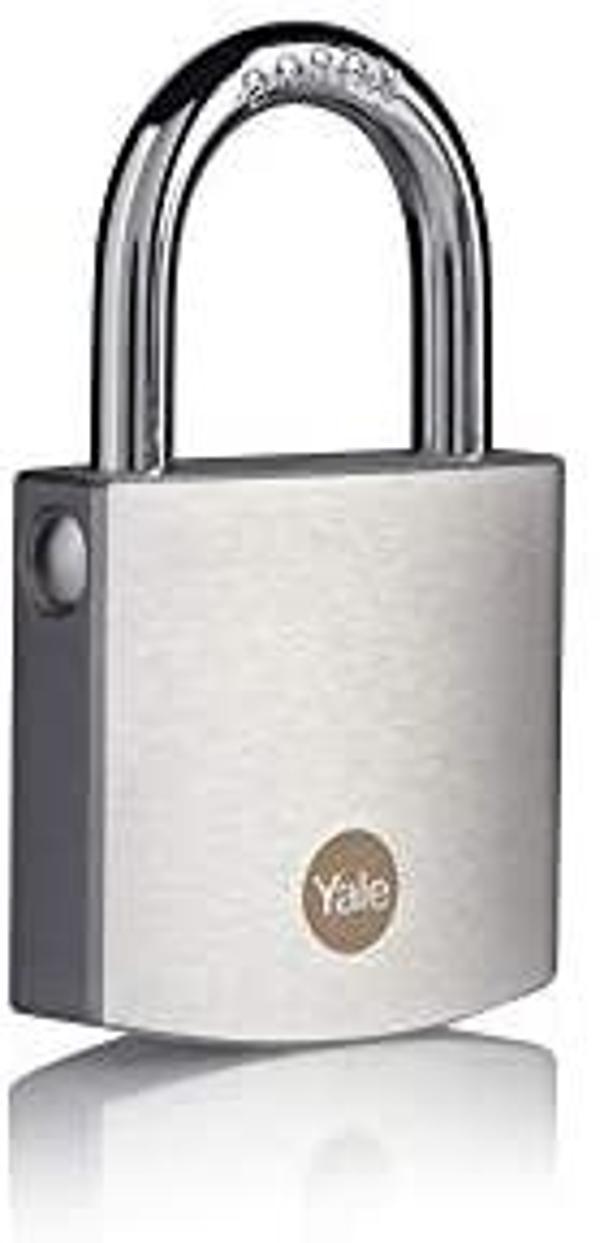 Yale Krom Kaplamalı Asma Kilit 70mm - Image 1