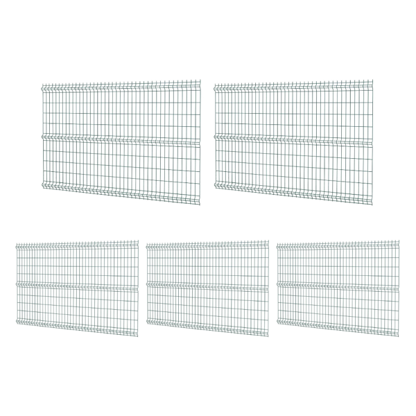 Telfence 5 'li Panel Çit Teli Çift Telli Avantaj Paketi (12.5 Metre) 120 Cm-Yeşil - Image 1
