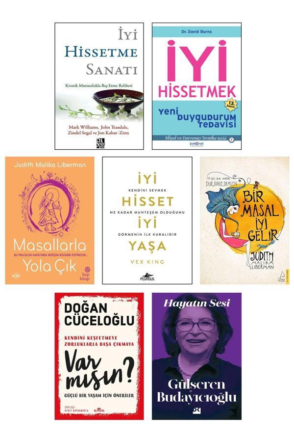 Destek Yayınları Var Mısın? Doğan Cüceloğlu + Hayatın Sesi Gülseren Budayıcıoğlu + İyi Hissetmek David Burns 7Li Set - Destek Yayınları - Image 1
