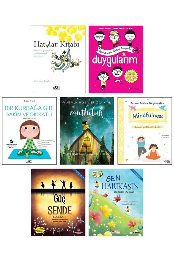 Masalperest Mindfulness Çocuklar İçin Bilinçli Farkındalık Hatalar Kitabı Bir Kurbağa Gibi Sakin Ve Dikkatli 7Li - Masalperest - Image 1