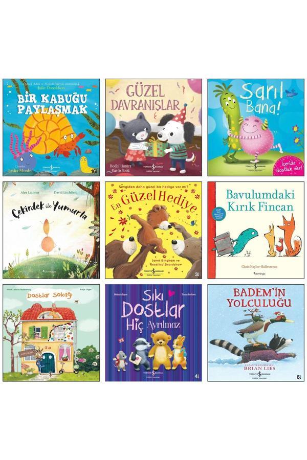 İş Bankası Kültür Yayınları Sarıl Bana! Bir Kabuğu Paylaşmak Bademin Yolculuğu Çekirdek İle Yumurta Bavulumdaki Kırık Fincan 9Lu - İş Bankası Kültür Yayınları - Image 1