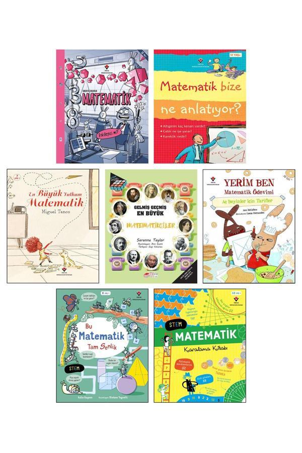 Tübitak Yayınları Matematik Bize Ne Anlatıyor? En Büyük Tutkum Matematik Şaşırtıcı Gerçekler: Matematik 7Li Set - Tübitak Yayınları - Image 1
