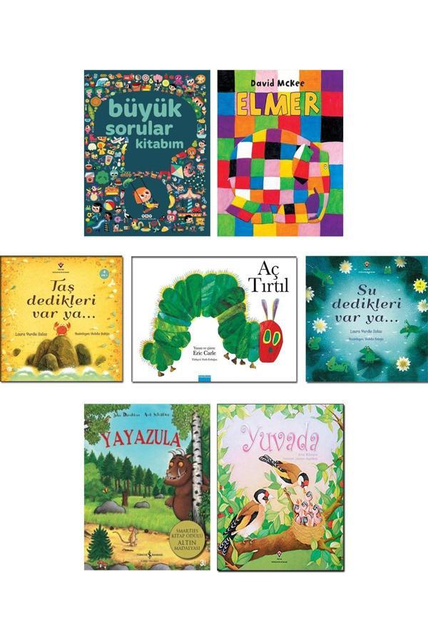 Tübitak Yayınları Büyük Sorular Kitabım Elmer Aç Tırtıl Yayazula Su Dedikleri Var Ya Taş Dedikleri Var Ya - Tübitak Yayınları - Image 1
