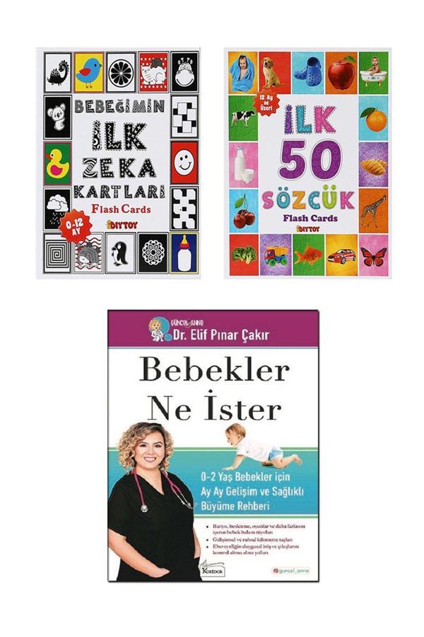 Koridor Yayıncılık Bebekler Ne İster Elif Pınar Çakır Diytoy Bebeğimin İlk Zeka Kartları İlk 50 Sözcük Flash Cards - Koridor Yayıncılık - Image 1
