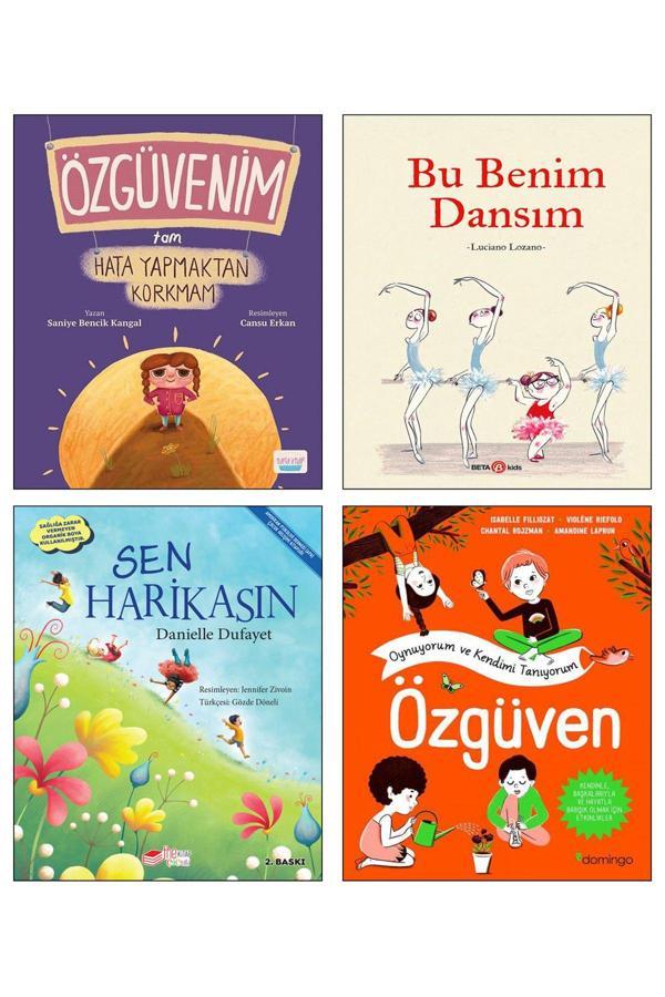 Domingo Yayınevi Özgüvenim Tam Hata Yapmaktan Korkmam Bu Benim Dansım Sen Harikasın Özgüven: Oynuyorum Ve Kendimi 4Lü - Domingo Yayınevi - Image 1