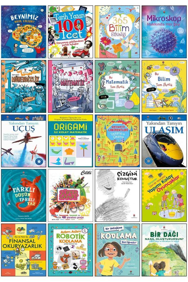 Tübitak Yayınları Beynimiz Nasıl Çalışır? 365 Bilim Etkinliği Tarih Yazan 100 İcat Matematik Mühendislik Kodlama Sanat - Tübitak Yayınları - Image 1
