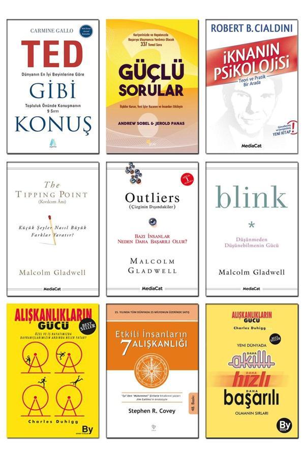 Varlık Yayınları Outliers The Tipping Point (Kıvılcım Anı) Blink Düşünmeden Düşünebilmenin Gücü Malcolm Gladwell - Varlık Yayınları - Image 1