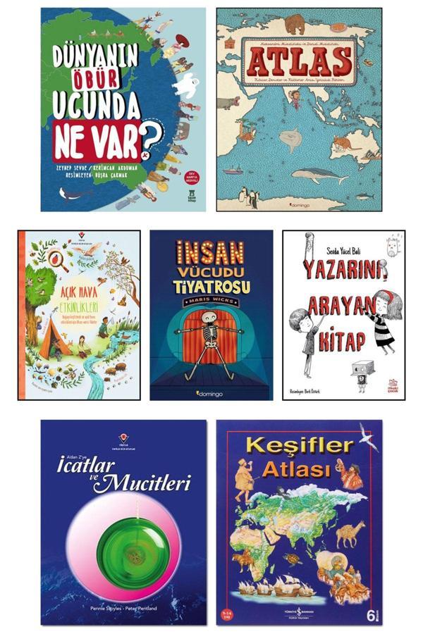 Domingo Yayınevi Atlas Kıtalar Denizler Ve Kültürler Arası Rehber Dünyanın Öbür Ucunda Ne Var? İnsan Vücudu Tiyatrosu - Domingo Yayınevi - Image 1