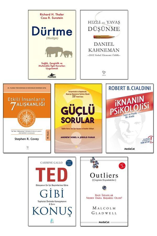 Varlık Yayınları Outliers Malcolm Gladwell İknanın Psikolojisi Robert H. Cialdini Ted Gibi Konuş Güçlü Sorular Andrew - Varlık Yayınları - Image 1
