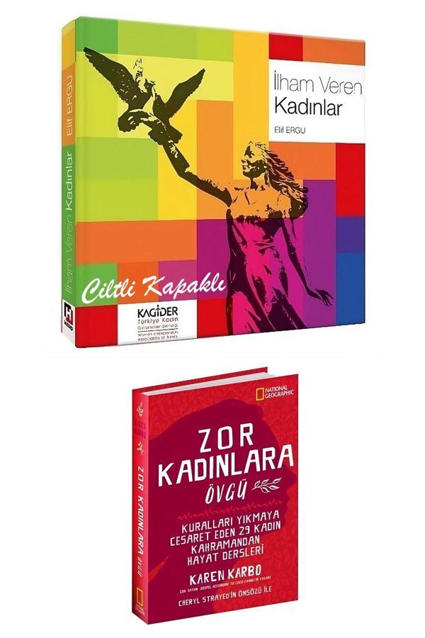 Hürriyet Kitap İlham Veren Kadınlar Elif Kurgu + Zor Kadınlara Övgü / 2Li 8 Mart Dünya Kadınlar Günü Özel Seti - Image 1