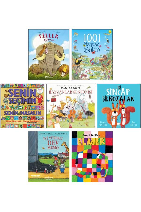 Yapı Kredi Yayınları Elmer Senin Seçimin Senin Masalın Hayvanlar Senfonisi 1001 Hayvanı Bulun Iki Sincap Bir Kozalak 7Li - Yapı Kredi Yayınları - Image 1