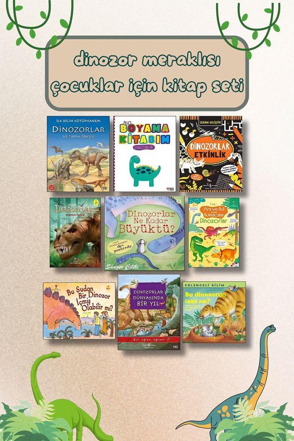 Tübitak Yayınları Dinozorlar Ne Kadar Büyüktü? Bu Sudan Bir Dinozor İçmiş Olabilir Mi? Çocuklar İçin Dinazor Kitapları - Tübitak Yayınları - Image 1