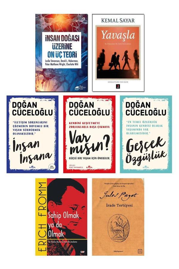 Kronik Kitap İnsan Insana Sahip Olmak Yada Olmak Irade Terbiyesi Yavaşla Kişisel Gelişim Kitapları Psikoloji 7Li - Kronik Kitap - Image 1