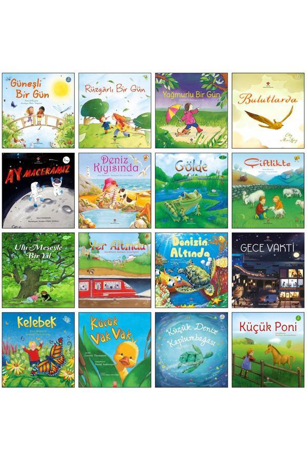 Tübitak Yayınları Rüzgarlı Yağmurlu Güneşli Bir Gün Ay Maceramız Deniz Kıyısında Okul Öncesi Çocuk Hikaye Kitapları - Tübitak Yayınları - Image 1
