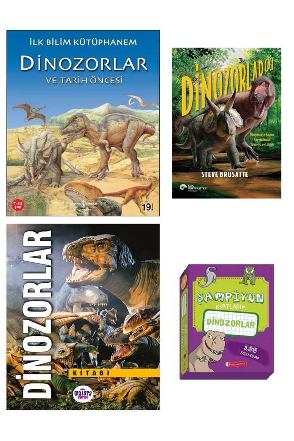 İş Bankası Kültür Yayınları Dinozorlar Ve Tarih Öncesi Dinozorlar Çağı Şampiyon Kartlarım Dinozorlar Dinozorlar Kitabı Bilim - İş Bankası Kültür Yayınları - Image 1