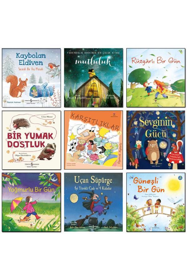 İş Bankası Kültür Yayınları Bir Yumak Dostluk Mutluluk Sevginin Gücü Kaybolan Eldiven Yağmurlu Bir Gün Rüzgarlı Güneşli Bir Gün - İş Bankası Kültür Yayınları - Image 1