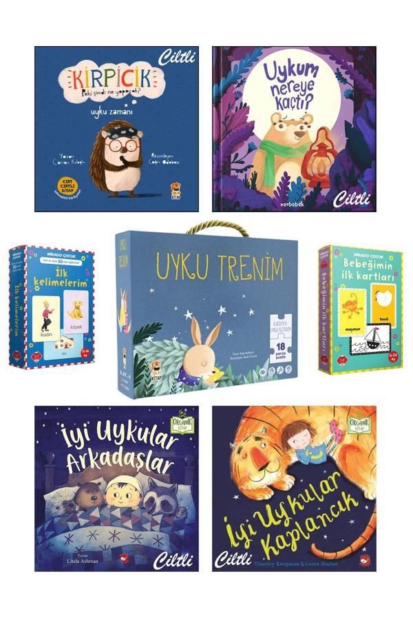 Sincap Kitap Kirpicik Uyku Zamanı Uyku Trenim İyi Uykular Arkadaşlar Kaplancık İlk Kelimelerim Bebeğimin Kartları - Sincap Kitap - Image 1
