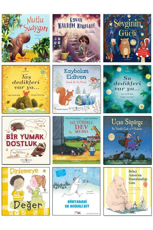 İş Bankası Kültür Yayınları Sevginin Gücü Bir Yumak Dostluk Kaybolan Eldiven Eyvah Kalbim Kırıldı Iyi Yürekli Dev Memo Yuvada - İş Bankası Kültür Yayınları - Image 1