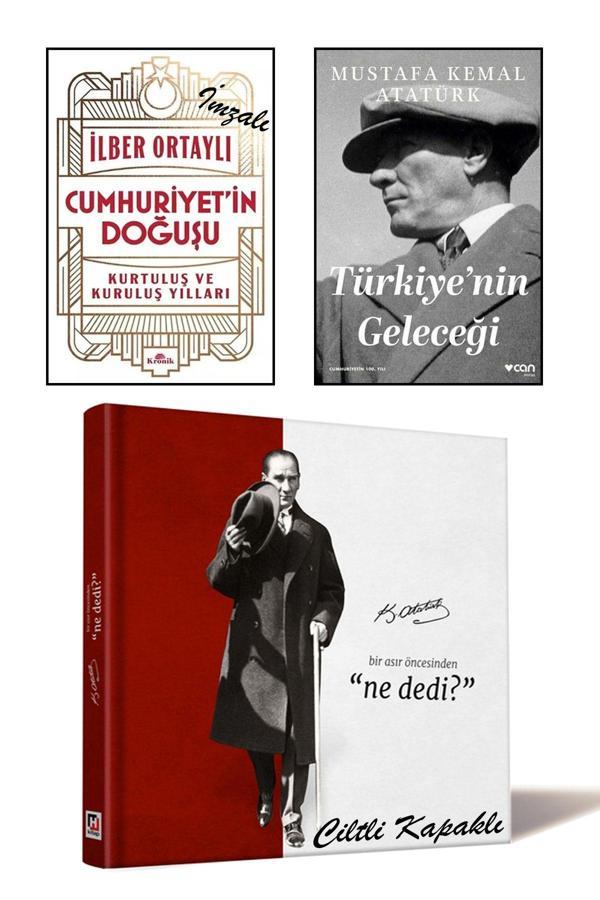 Kronik Kitap Cumhuriyet'İn Doğuşu İlber Ortaylı İmzalı + Türkiye'Nin Geleceği + Bir Asır Öncesinden Ne Dedi? 3Lü - Kronik Kitap - Image 1