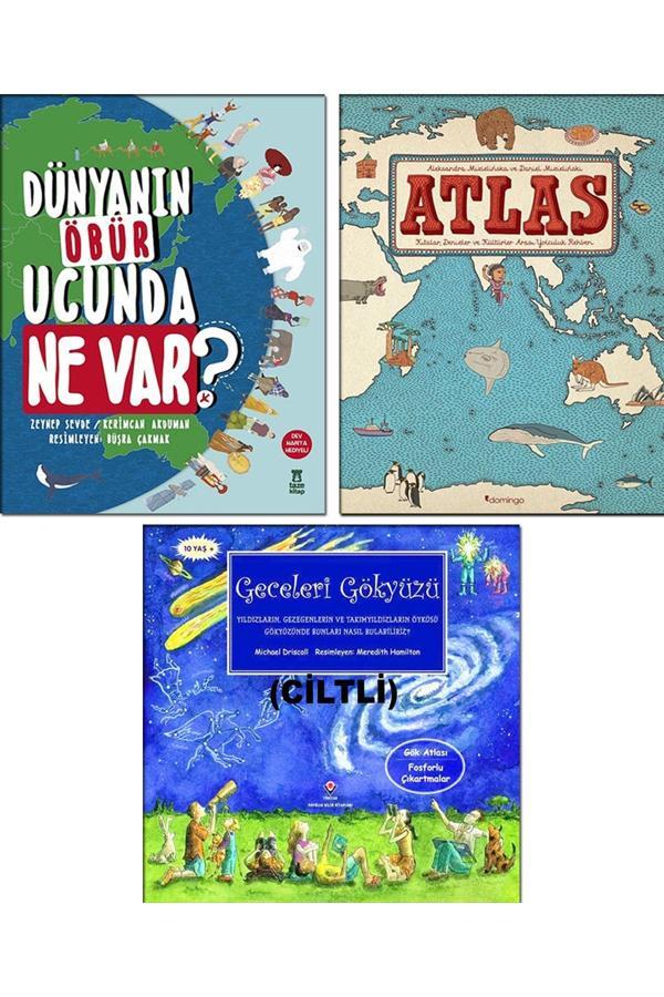 Tübitak Yayınları Atlas - Kıtalar, Denizler Ve Kültürler Arası Yolculuk Rehberi Dünyanın Öbür Ucunda Ne Var? Geceleri - Tübitak Yayınları - Image 1