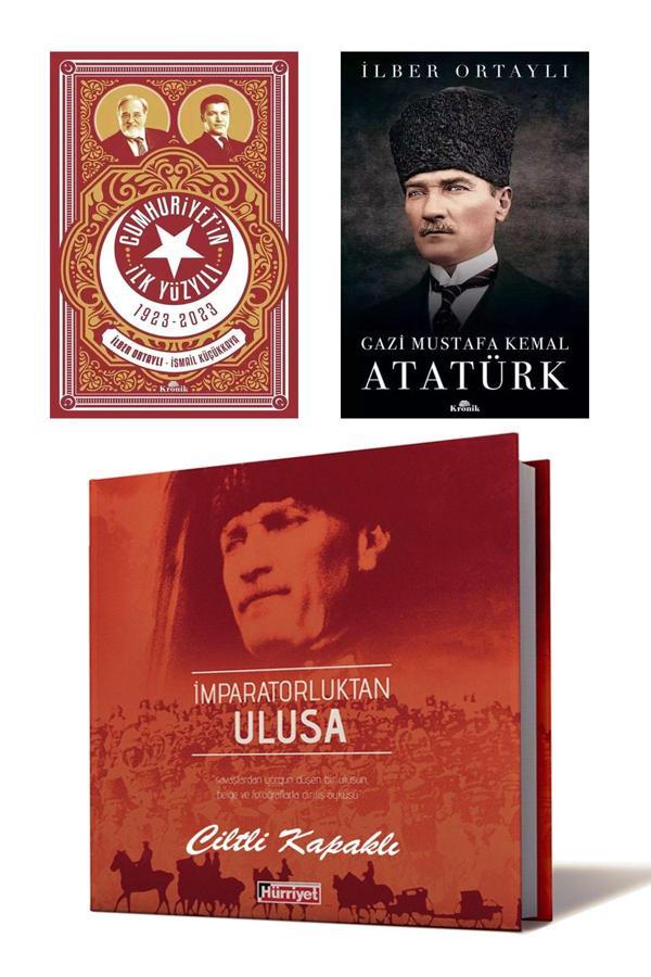 Kronik Kitap Cumhuriyet'İn İlk Yüzyılı + Gazi Mustafa Kemal Atatürk İlber Ortaylı + İmparatorluktan Ulusa (Ciltli - Kronik Kitap - Image 1