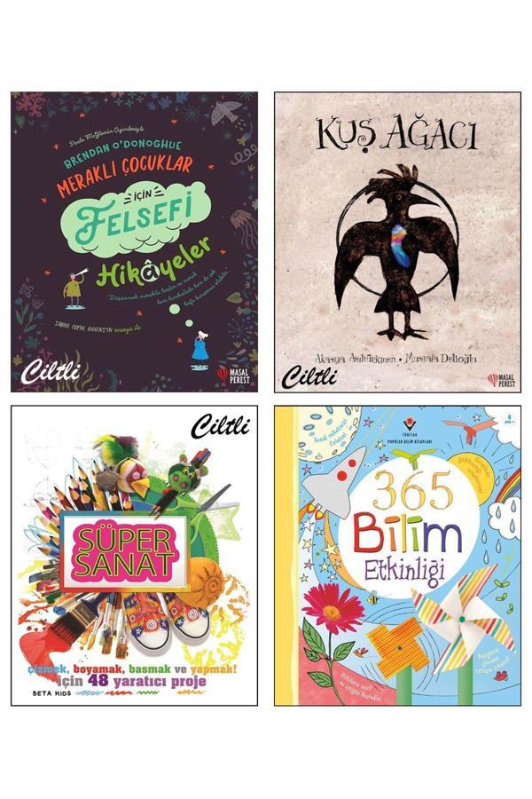 Tübitak Yayınları 365 Bilim Etkinliği Meraklı Çocuklar Için Felsefi Hikayeler Kuş Ağacı Süper Sanat Bilim Teknik Sanat - Tübitak Yayınları - Image 1