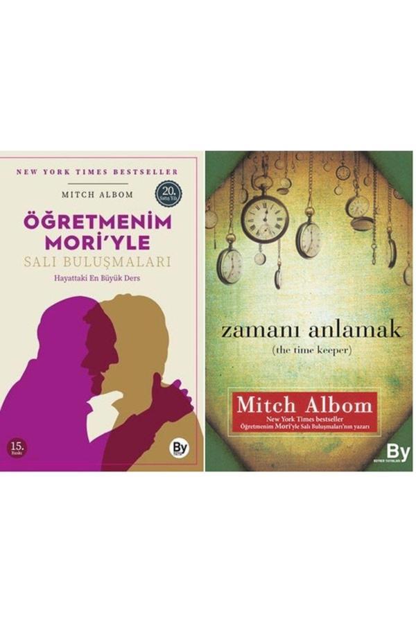 Boyner Yayınları Mitch Albom 2 Kitap Set / Öğretmenim Mori'Yle Salı Buluşmaları + Zamanı Anlamak - Boyner Yayınları - Image 1