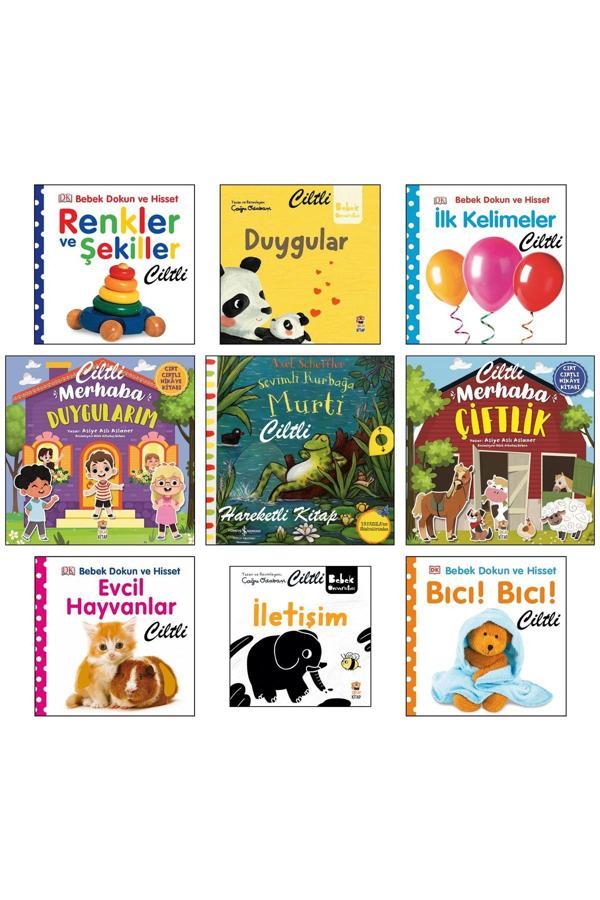 Sincap Kitap Merhaba Duygularım Merhaba Çiftlik Sevimli Kurbağa Murti Renkler Şekiller İlk Kelimeler Dokun Hisset - Sincap Kitap - Image 1