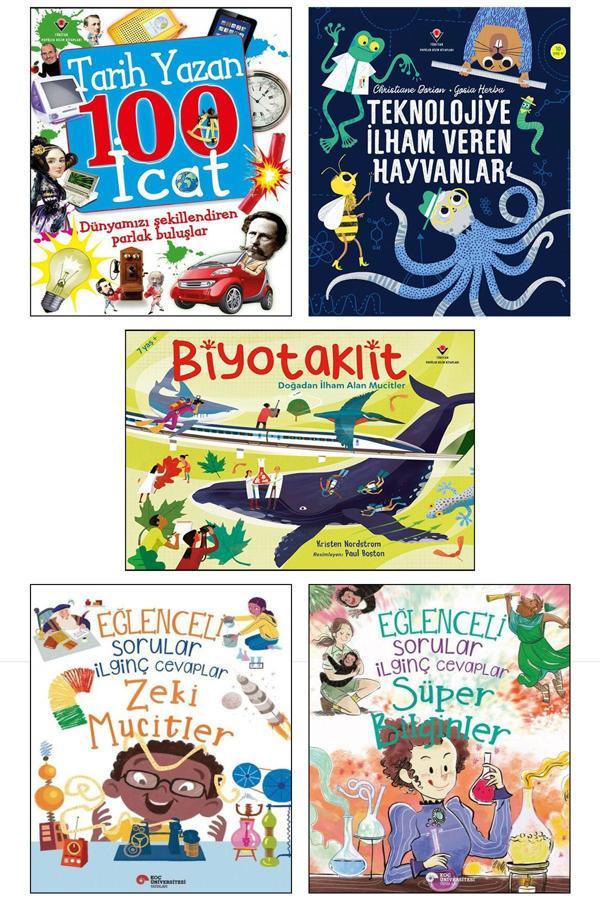 Tübitak Yayınları Tarih Yazan 100 İcat Teknolojiye İlham Veren Hayvanlar Biyotaklit Eğlenceli Sorular İlginç Cevaplar - Tübitak Yayınları - Image 1