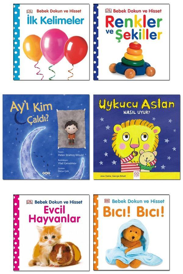 Yapı Kredi Yayınları Ay'I Kim Çaldı Uykucu Aslan Nasıl Uyur? Bebek Dokun Ve Hisset İlk Kelimeler Renkler Ve Şekiller - Yapı Kredi Yayınları - Image 1