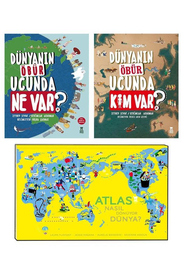 Domingo Yayınevi Dünyanın Öbür Ucunda Ne Var? Dünyanın Öbür Ucunda Kim Var? Atlas Nasıl Dönüyor Dünya Ciltli Set - Domingo Yayınevi - Image 1