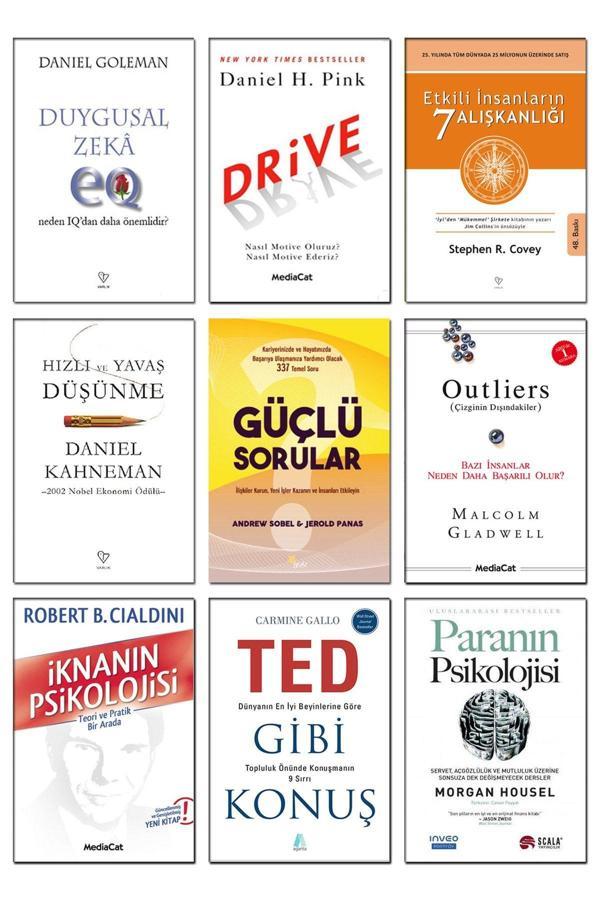 Varlık Yayınları Paranın Psikolojisi Morgan Housel Iknanın Psikolojisi Robert Cialdini Ted Gibi Konuş Carmine Gallo - Varlık Yayınları - Image 1